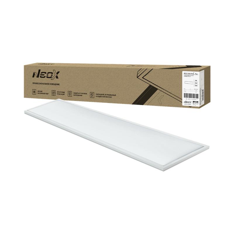 Светильник светодиодный ДВО-01 5065-ОПАЛ 50Вт 6500К IP40 1195х180х30мм универс. панель NEOX 4690612055244