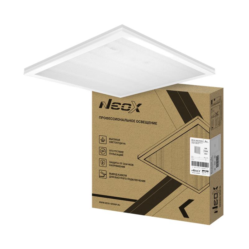 Светильник светодиодный ДВО-02 10065-ПРИЗМА 100Вт 6500К IP40 595х595х19мм универс. панель NEOX 4690612053837