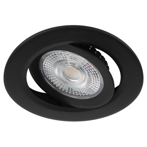 Светильник светодиодный KL LED 25A-5 3K BK SET 10 5Вт 3000К IP20 встраив. круглый поворотн. черн. (уп.10шт) Эра Б0070935