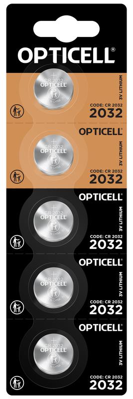 Элемент питания литиевый CR2032 отрывной набор hsdc (блист.1х5шт) Specialty Opticell 5060005