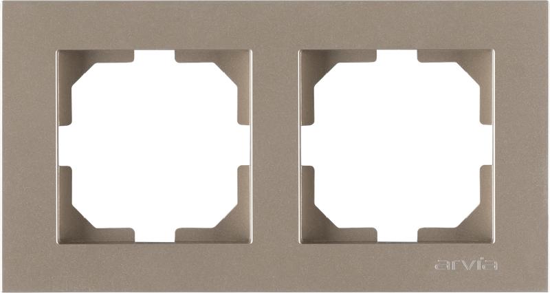 Рамка 2-я KAREN титан ARVIA 20 05 2000 022