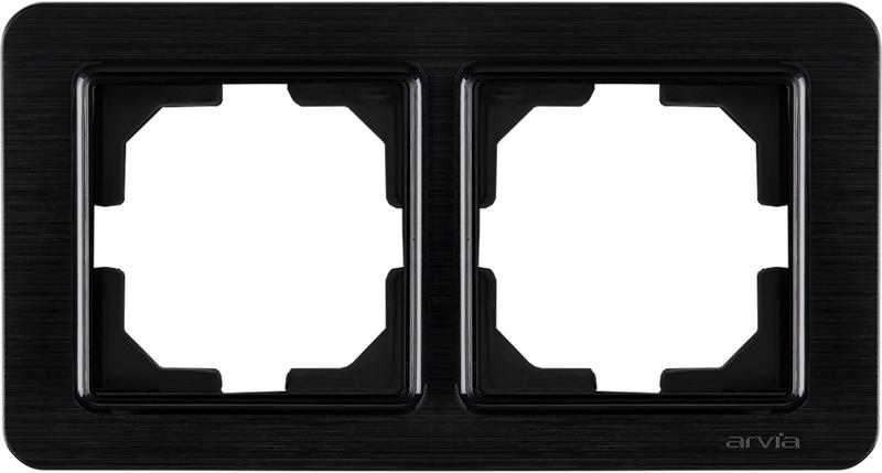 Рамка 2-м LAVIN черн. ARVIA 21 25 4000 022