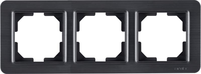Рамка 3-м LAVIN антрацит ARVIA 21 26 4000 023