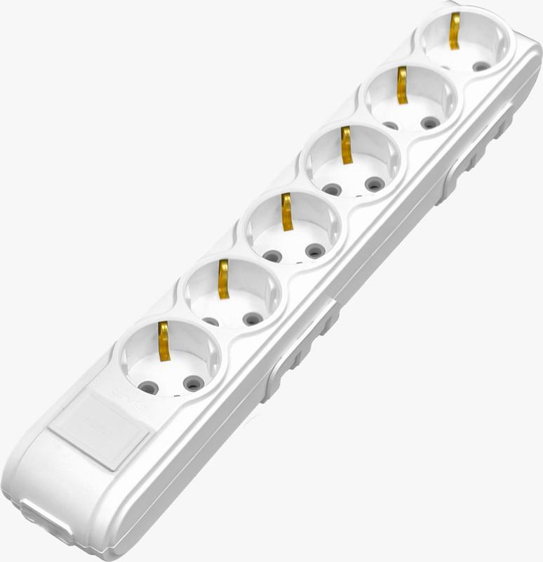 Колодка 6-м с защитой от детей MOTTO с/з ARVIA 35 01 1006 400