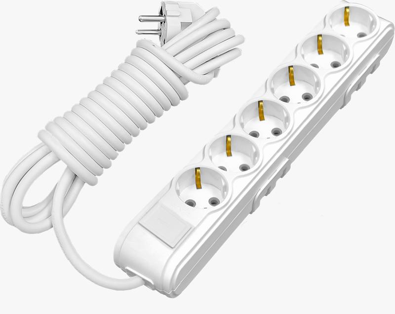 Удлинитель 6х3м с защитой от детей MOTTO с/з ARVIA 35 01 1006 403