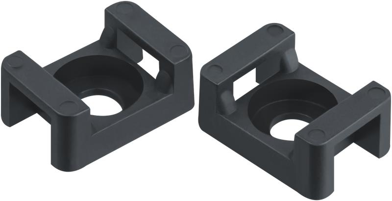 Площадка монтажная под винт 22х16 NFP-22x16-100-BL черн. (уп.100шт) NAVIGATOR 95707