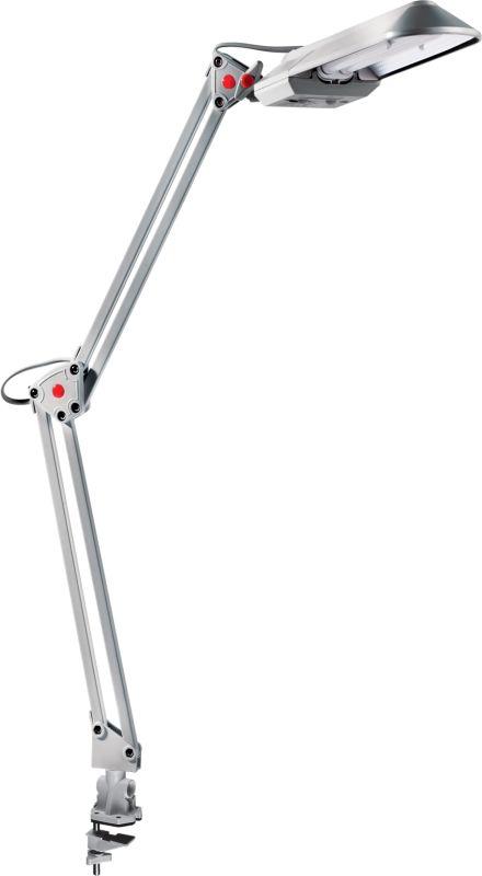 Светильник KD-017C настол. струбцина 230В 11Вт КЛЛ 2G7 серебр. Camelion 3280