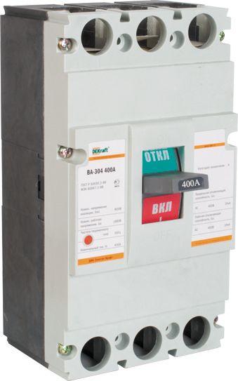 Выключатель автоматический 3п 400А 35кА ВА-304 DEKraft 21015DEK