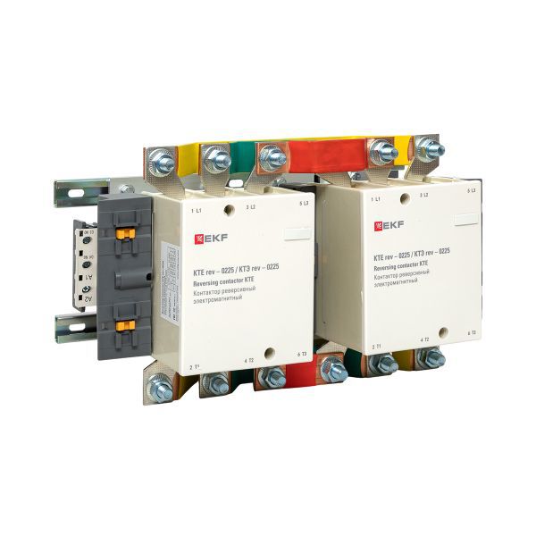 Контактор реверсивный КТЭ 225А кат. 380В AC 2НО EKF ctr-b-r-225-380