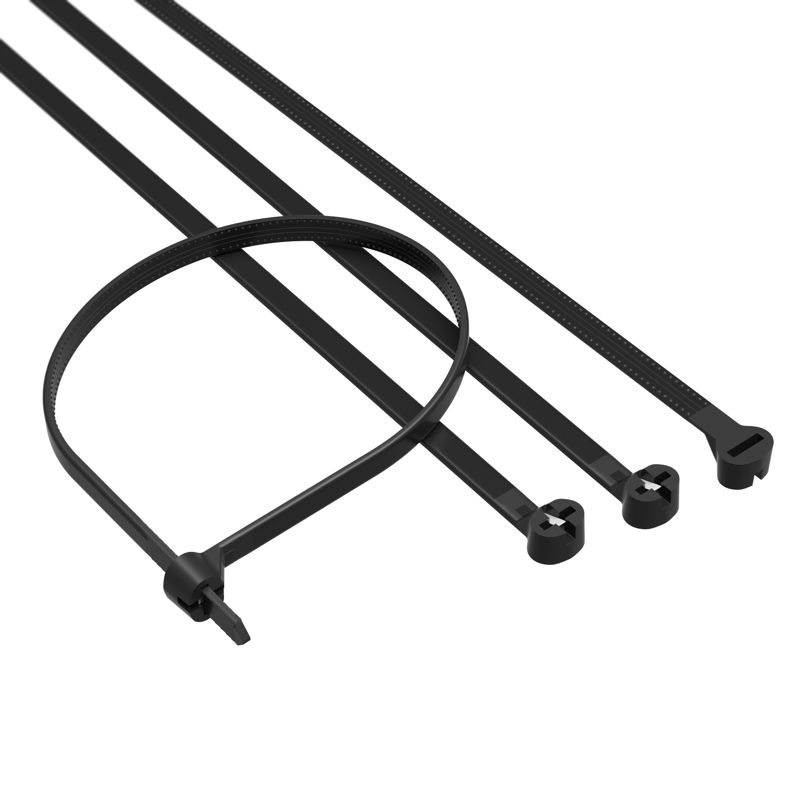 Хомут кабельный 2.5х100 P6.6 с двойн. замком черн. (уп.100шт) DKC 21303SR