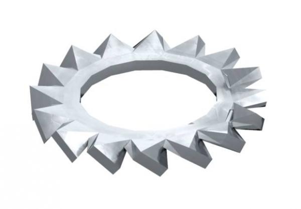 Шайба пружинная зубчатая