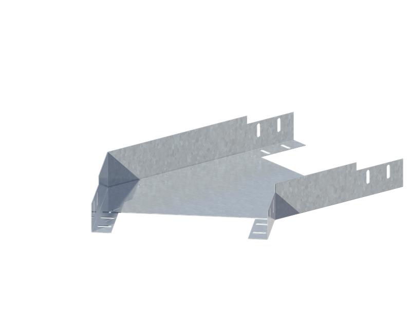 Угол для лотка горизонтальный 135град. 300х65 сталь 0.7мм ЛМс-135Г цУТ2.5 оцинк. СОЭМИ Н0122340415