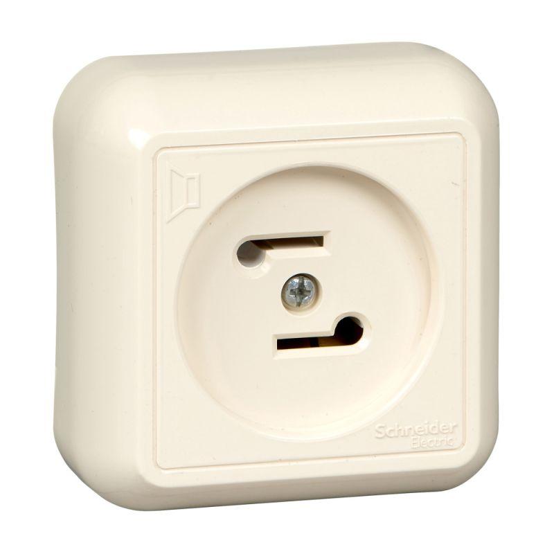 Розетка радиотрансляционная ОП Прима сл. кость SchE RPVA-S