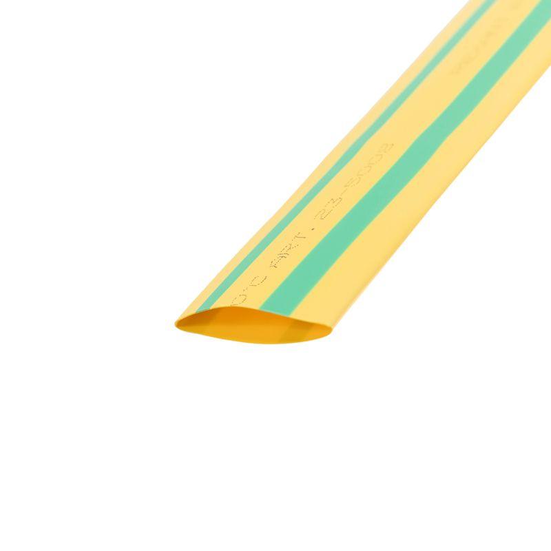 Трубка термоусадочная ТУТ нг 35.0/17.5 желт./зел. 1м Rexant 23-5008