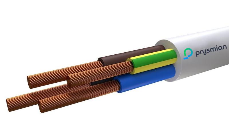 Провод ПВС 4х6 Б (бухта) (м) РЭК-PRYSMIAN 0104070201