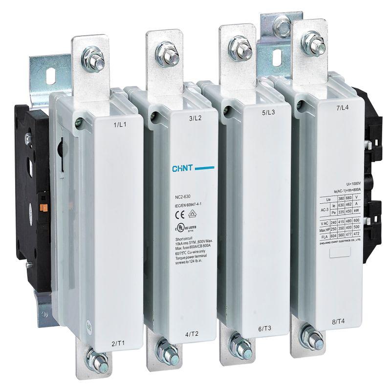 Контактор NC2-630/4 630А кат. 230В AC AC-3 (R) CHINT 236355