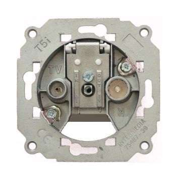 Розетка телевизионная проходная TV/R СП Simon 27-82-88 механизм Simon 75487-39