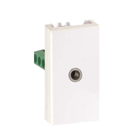 Плата 1-м "мама" K45 1/2 мех. коннектор Mini-Jack Stereo 3.5мм Simon Connect графит K123B-14