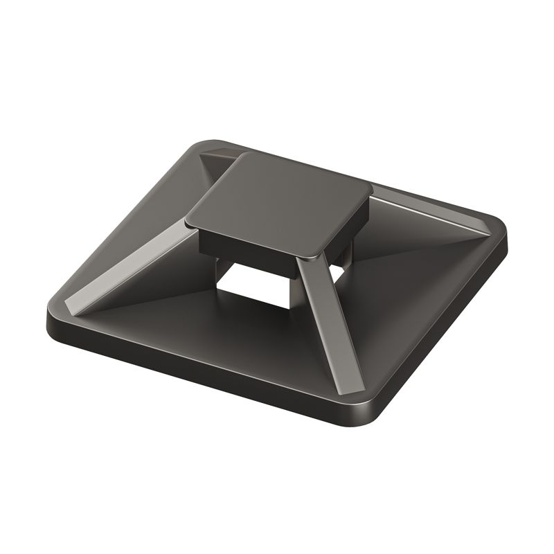 База монтажная двойная самоклеящаяся 25х25 (спец.состав) для хомутов шир. до 4.8мм черн. (уп.100шт) DKC 25475SR3MV