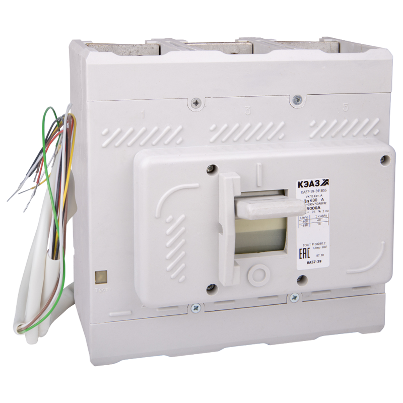 Выключатель автоматический 3п 250А 1000Im 40кА ВА57-39-344516 УХЛ3 690В AC КЭАЗ 254990