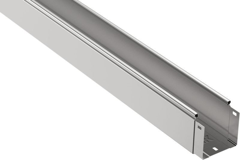 Лоток листовой неперфорир. 150х100 L3000 сталь 0.8мм IEK CLN10-100-150-3