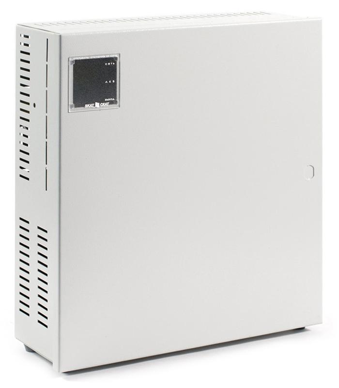 Источник бесперебойного питания СКАТ 2400Р20 24В в резервном режиме 20А без АКБ под 2 АКБ по 17-26А.ч Бастион 50