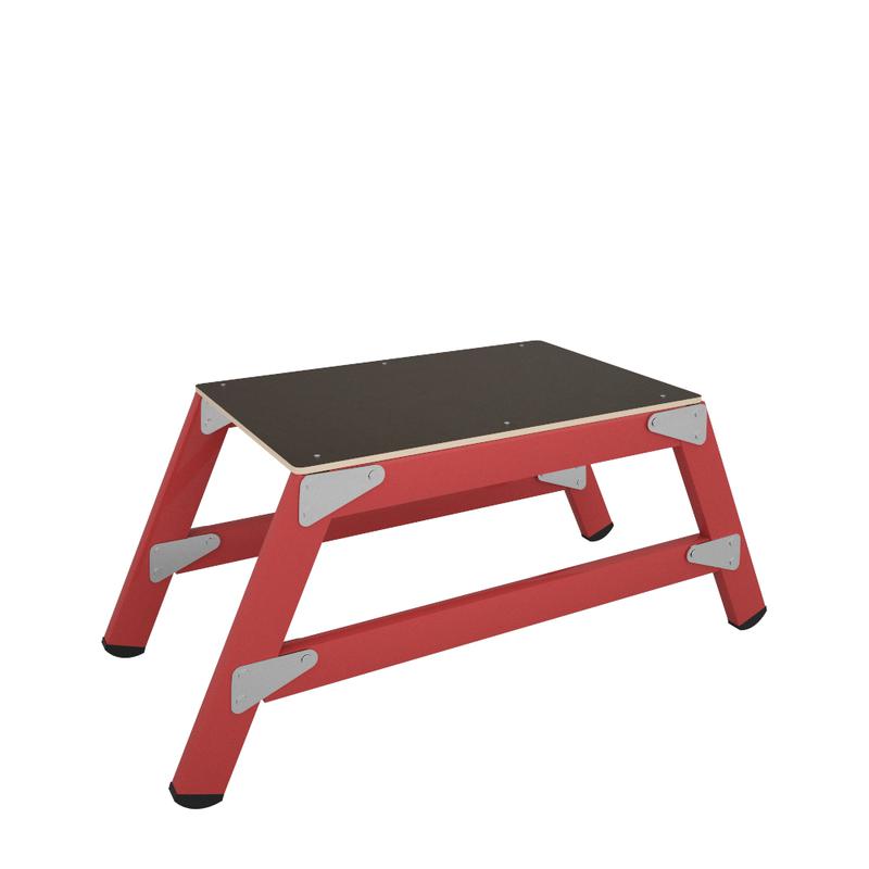 Стремянка диэлектрическая ССД-0.4 П (подмость) с симметричной опорой стеклопластик. Антиток Д258458