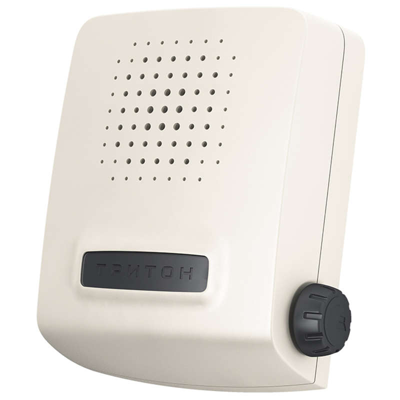 Звонок проводной Сверчок тройной ди-до 220В 80-90дБА регулир. громкости бел. МОНОМАХ СВ-02Р