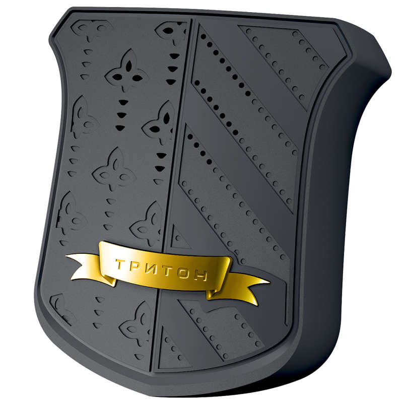 Звонок проводной Готик тройной ди-до 220В 80-90дБА черн./зол. МОНОМАХ ГЗ-02