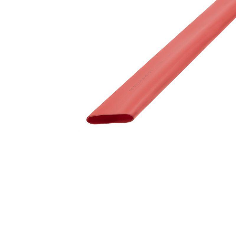 Трубка термоусадочная двустенная клеевая 24/8 (3:1) красн. 1м Rexant 26-2404