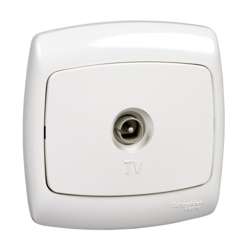 Розетка телевизионная TV СП Рондо бел. SchE RAT-1-BI