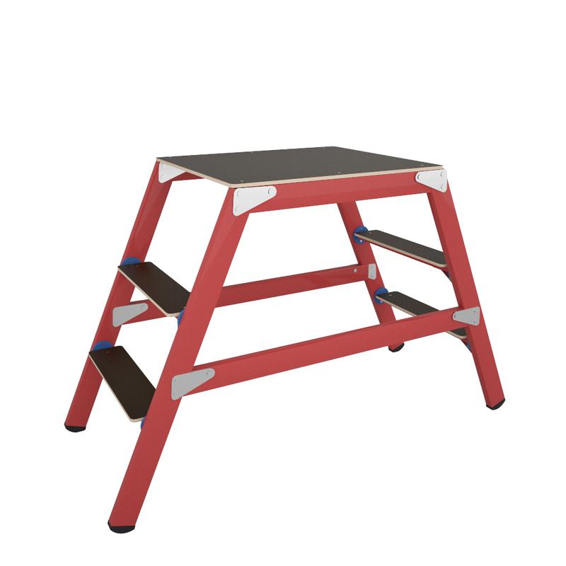 Стремянка диэлектрическая ССД-0.8 П (подмость) с симметричной опорой стеклопластик. Антиток Д265074