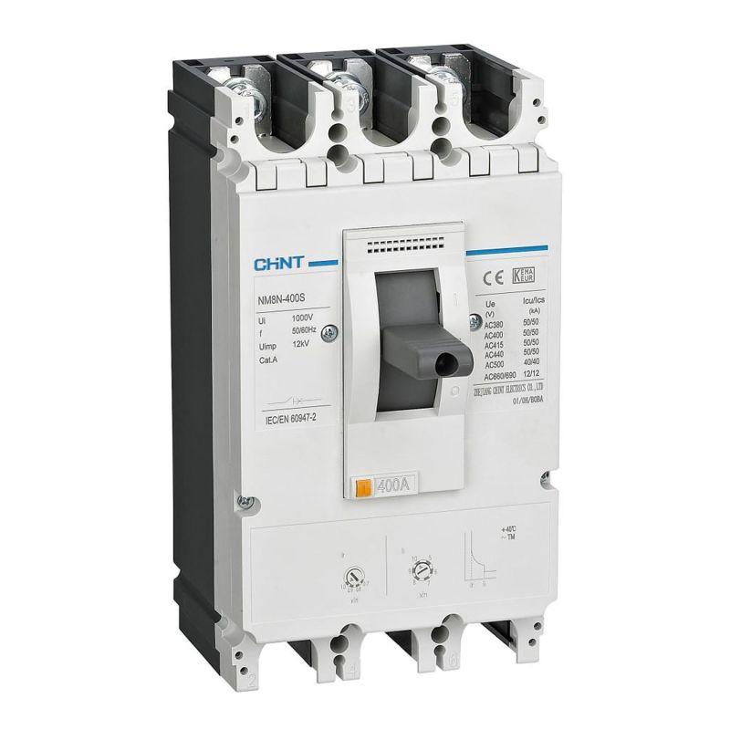 Выключатель автоматический 3п 250А 150кА NM8N-400R TM с рег. термомаг. расцеп. (R) CHINT 269221