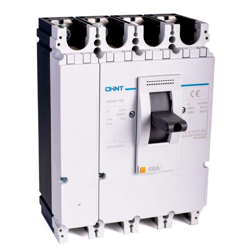 Выключатель-разъединитель пост. тока 4п DC NM8NSD-400 (R) CHINT 269596
