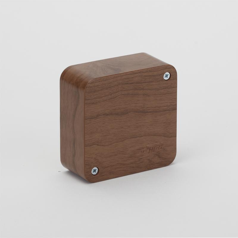 Коробка распределительная ОП 79х79х32мм IP40 дуб (темн. основа) Ruvinil 65004-08М