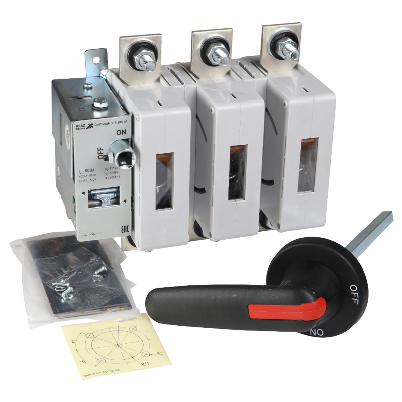 Выключатель нагрузки 3п 800А OptiSwitch DI-3-800-3P КЭАЗ 275543