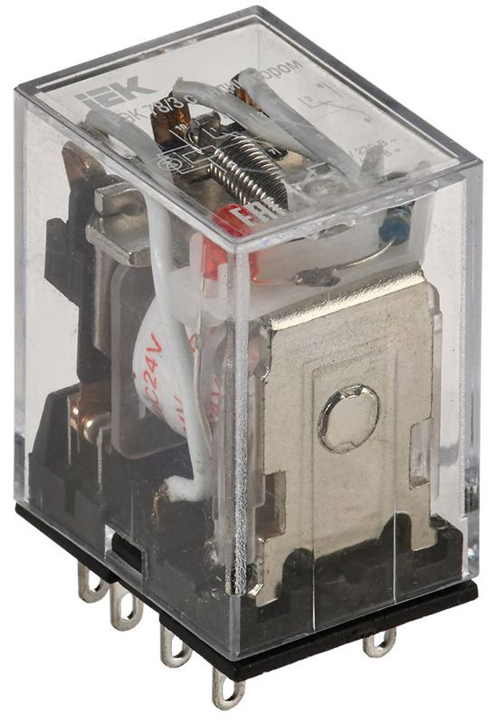 Реле РЭК 78-3(MY3) с инд. 5А 24В DC IEK RRP20-3-05-024D-LED