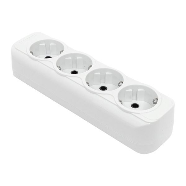 Колодка удлинителя 4-м с заземл. 16А Эксперт 3.5кВт EKF AKB16-4