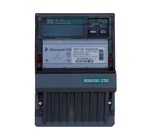 Счетчик Меркурий 230 ART-00 PQRSIDN 3ф 5-7.5А класс точн. 0.5S/1.0 многотариф. RS-485 ЖКИ 100В Екат. вр. Инкотекс М0000052276