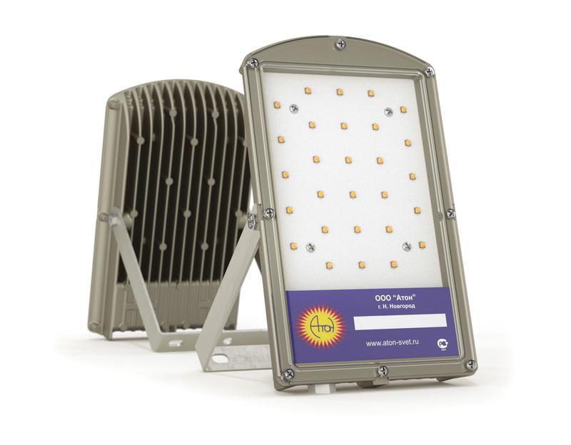 Прожектор светодиодный LLP01-025-W120-220VAC-IP65 "Turtle" 25Вт 4700К IP65 3150лм 120град. АТОН LLP01025W120220VACIP65