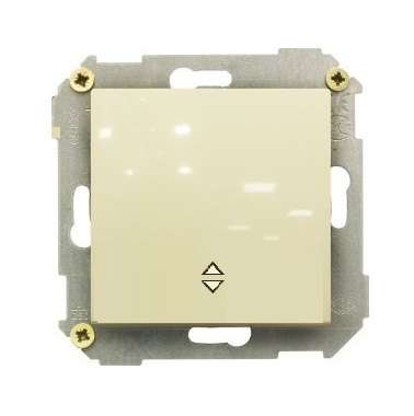 Переключатель проходной 1-кл. СП Simon 34 10А IP20 механизм сл. кость Simon 34201-031