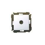 Розетка телевизионная одиночная TV СП Simon34 механизм бел. Simon 34475-030