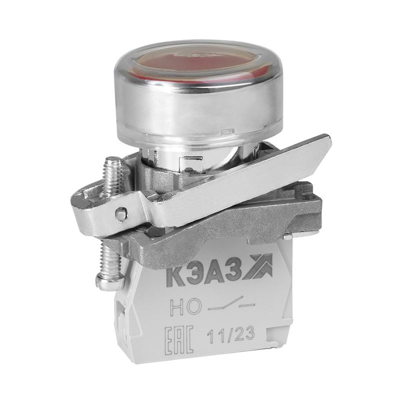 Кнопка КМЕ4210мС-красный-1но+0нз-цилиндр-IP65 КЭАЗ 284285