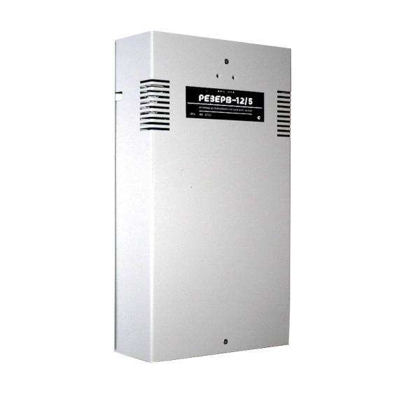 Источник бесперебойного питания резервированный "Резерв-12/5" без АКБ сер. РЕЗЕРВ 217132