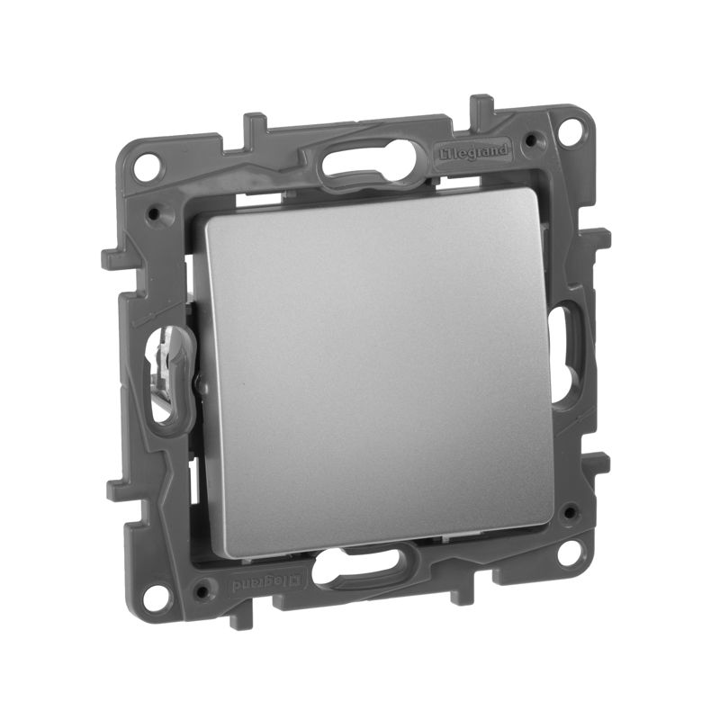 Механизм кнопки 1-кл. СП Etika Plus 6А с НО/НЗ контактом безвинт. зажимы алюм. IEK 672414