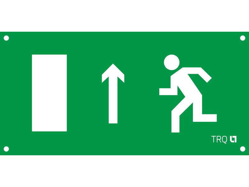 Пиктограмма "Выход прямо левосторонний/правосторонний" ПЭУ 093/094 240х125 РС-M MIZAR SP (уп.2шт) СТ 2501002380