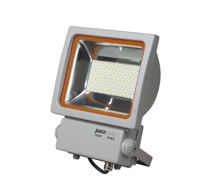 Прожектор светодиодный PFL-SMD-70w/CW/GR LED 70Вт 6500К IP65 5810лм JazzWay 1027078