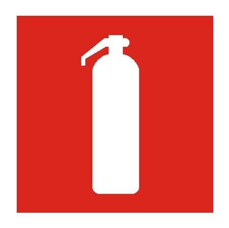 Пиктограмма "Огнетушитель" ППБ 0003 250х250 СТ 2501002360