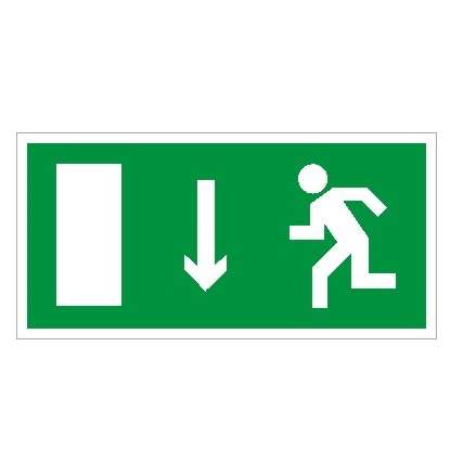 Пиктограмма "Указатель двери левосторонний" ПЭУ 091 280х162 РС-I СТ 2502001040