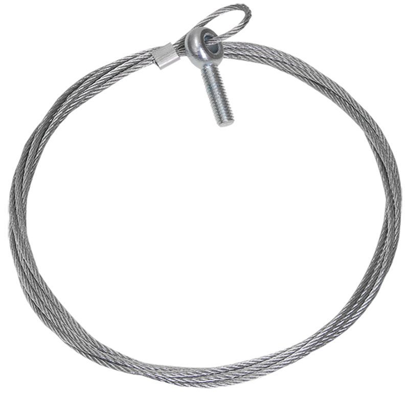 Трос стальной с рым-болтом М6 5м IEK CLP1M-SRB-2-6-05